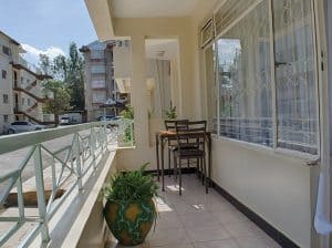 kilimani one bedroom furnished apartment for rent